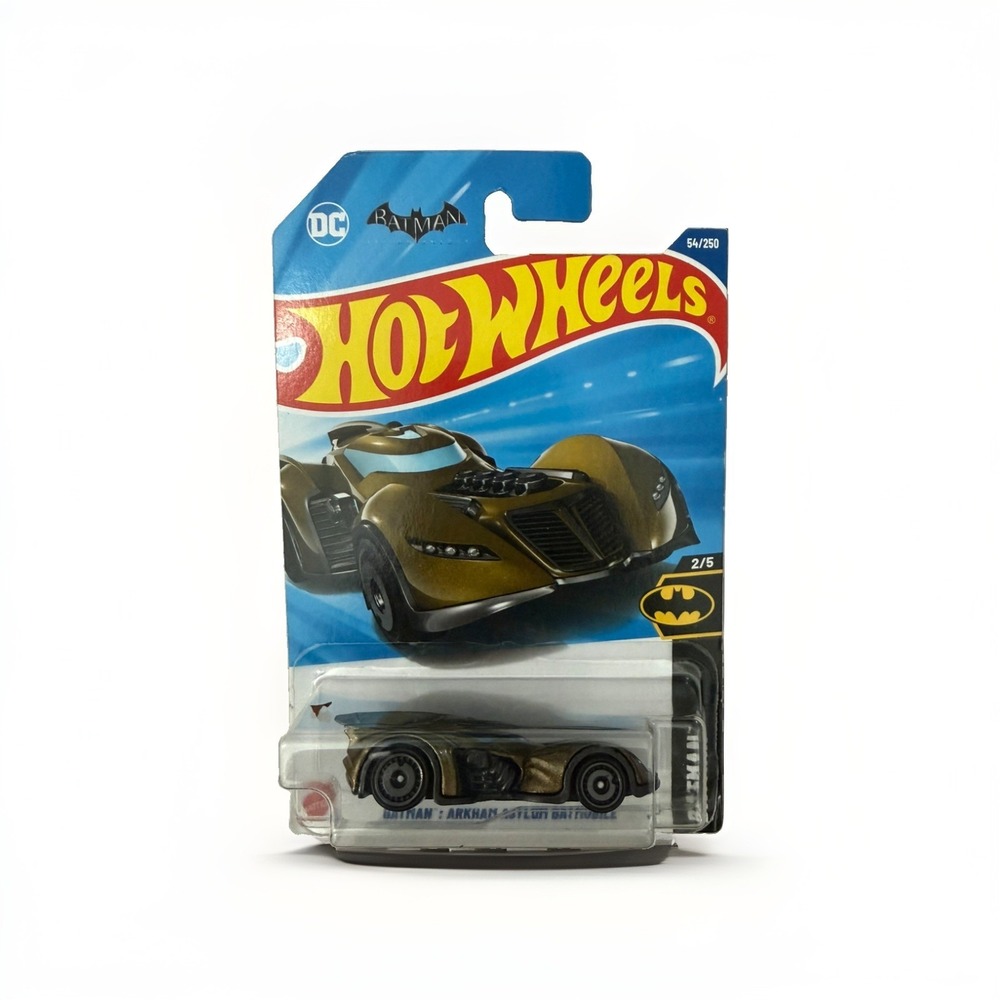 Hot Wheels BATMAN: ARKHAM ASYLUM BATMOBILE Gold, 2025 C-Case